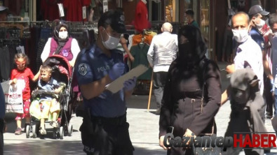 Gaziantep'te 3 bin 22 kişiye sosyal mesafe ve maske cezası