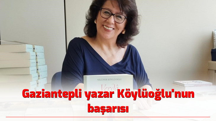 Gaziantepli yazar Köylüoğlu'nun başarısı